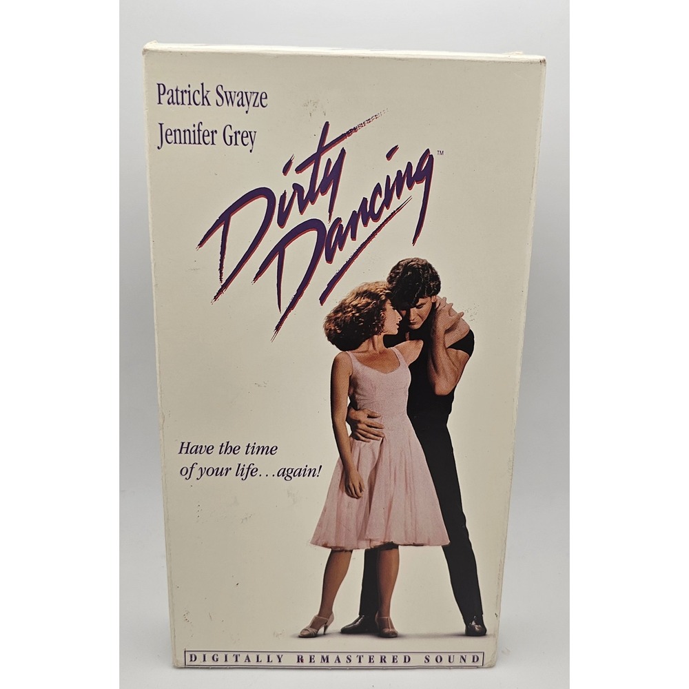 Dirty Dancing VHS Tape Patrick Swayze Jennifer Grey Digitally Remastered